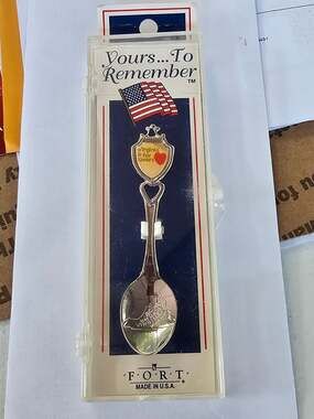 Fort Virginia Is For Lovers Souvenir Spoon In Box
